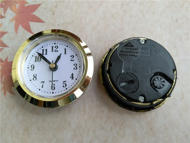 Whole Gold Diameter 50mm Insert Clock Clock Head Roma Number and Arbic Number for Craft Clock256f