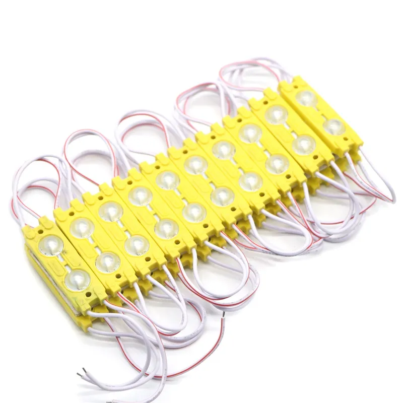 1000x ABS Color Shell Constant Huidige SMD 5730 2 LED's 1.2W Injectie LED-module Lens 160 graden, 12V Waterdicht Adverteren Licht