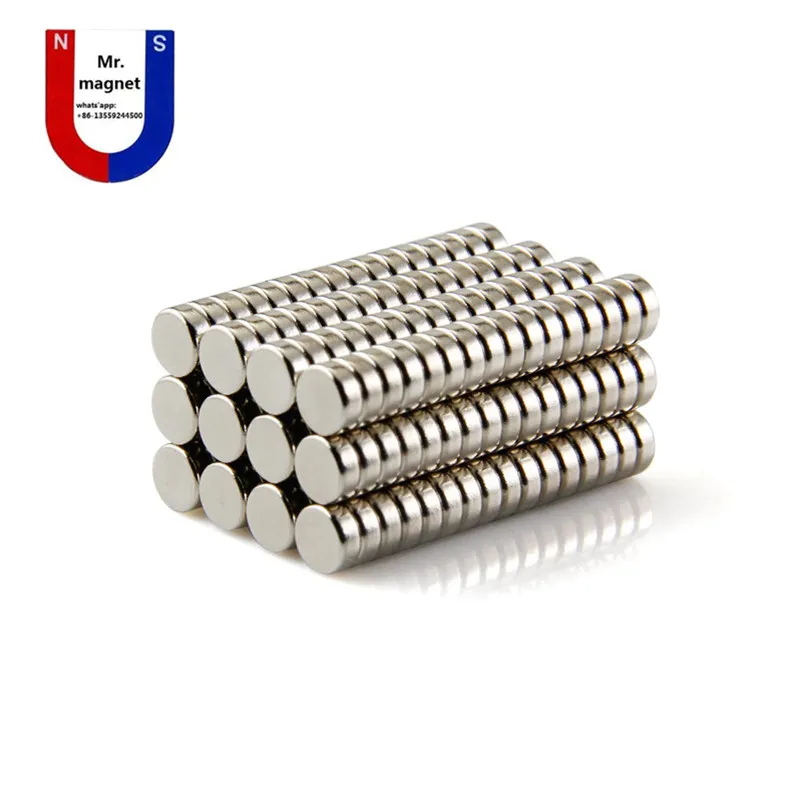 500 sztuk Wysokiej Jakości 5mm x 2mm D5X2MM 5x2 52 D52 5x2mm 52mm 5mmx2mm N35 Rare Earth NDFEB Magnet