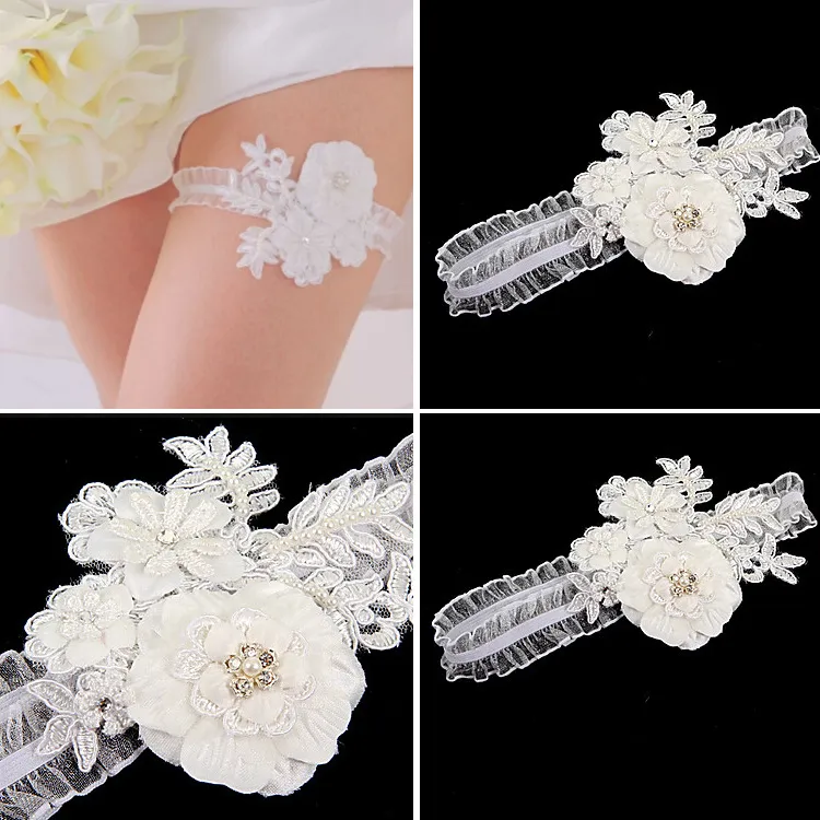 Gratis kant bridal garters 8 ontwerp voor kiezen sexy met kristal kralen bruiloft been garters bruids accessoires TYC005