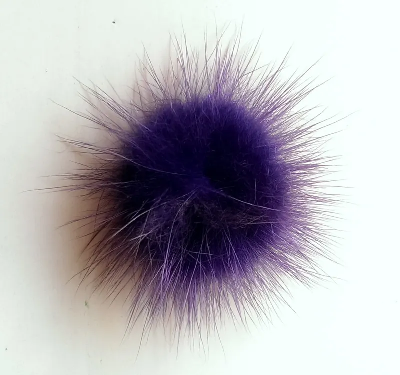 smart 4cm mink hair fur ball accessories for decoration genuine PomPom balls 100pcs/set free express delivery