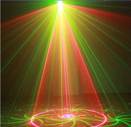 Mini LED RG Home Scena Efekt oświetlenia 40 Wzory Star Projektor laserowy ze zdalnym Lumiere Disco Lights DJ Party Stage Lightac110V-220V