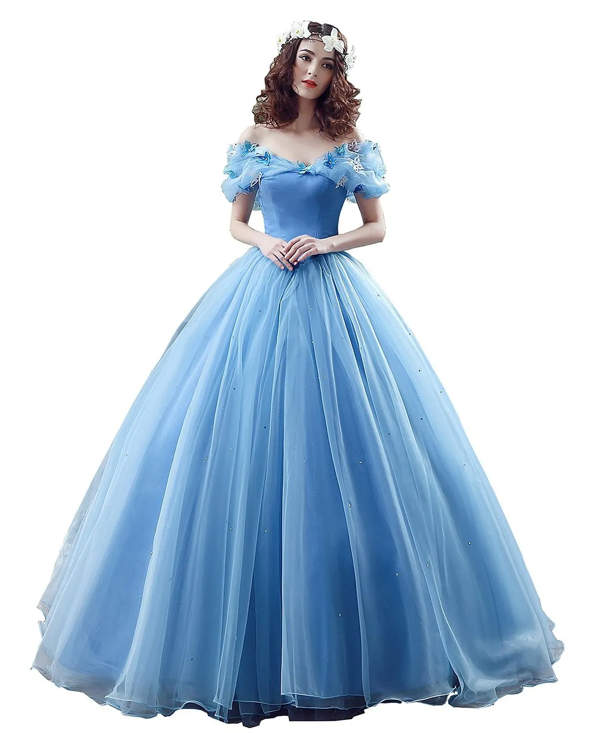 2018 Nuova vendita calda Abito Quinceanera con scollo a cuore senza spalline Abito da ballo in organza con perline di cristallo Abito dolce 16 Disponibile