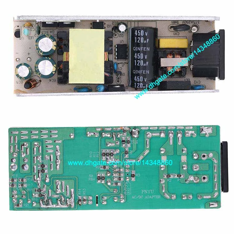 AC DC Strömförsörjning 24V 4A Adapter 72W transformator för 5050 3528 LED-styvremsa LCD-skärm + ledningskabel med IC-chip