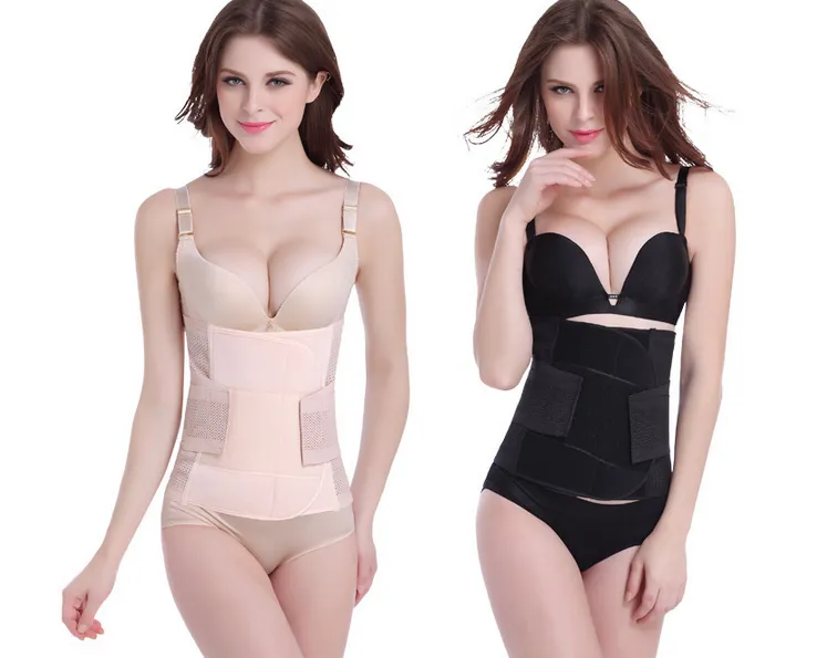 Oddychająca Superlastyczna regulowana regulowana Postpartum Regeneraint Pas Odchudzanie Corset Support Pas Taśma Body Shaper Pas Dla Kobiet i Maszyny