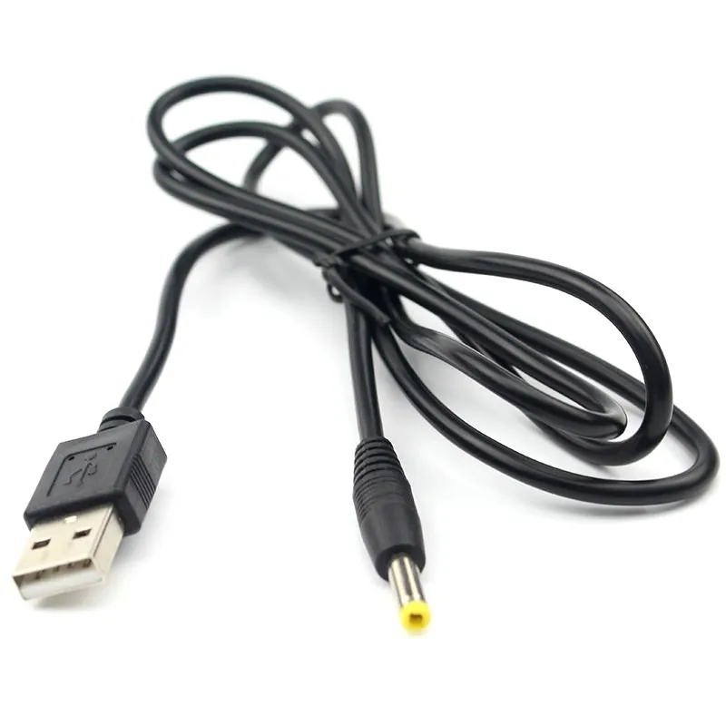 Cavo di ricarica da USB a CC Cavo di alimentazione da 2,0 mm 2,5 mm 3,5 mm 5,5 mm per router con altoparlante a luce LED per telefono cellulare