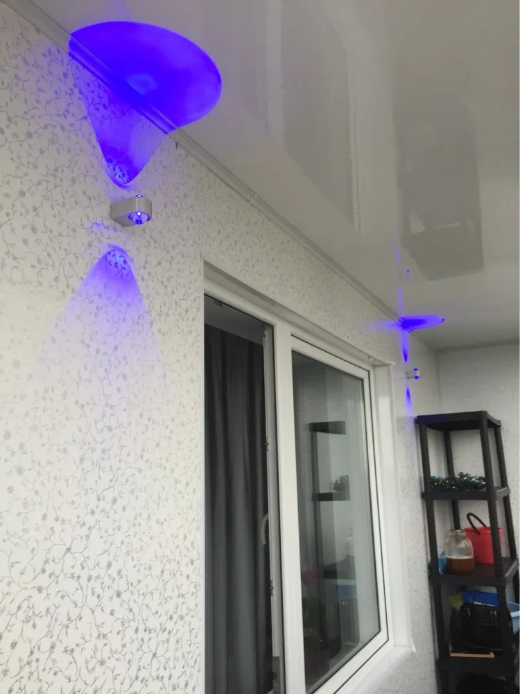 2W現代LEDの壁面ランプ高輝度結晶凸レンズ高輝度アルミ照明器具屋内スポットライト背景ライト