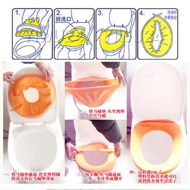 부드러운 시트 커버 패드 화장실 따뜻하게 화장실 Closestool 빨 E00002 바