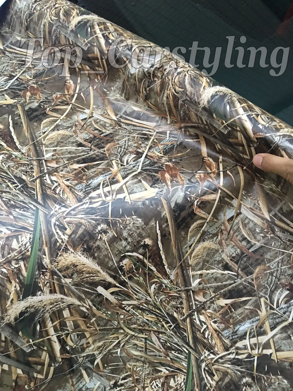 Realtree Camo Vinyle Wrap Feuille d'herbe camouflage Mossy Oak Film d'enveloppe de voiture Film pour véhicule style de peau couvrant autocollants 7705437