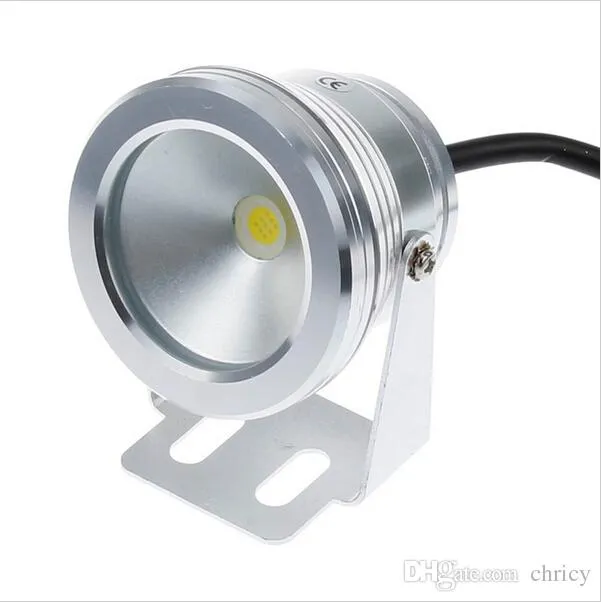 導かれた水中照明10WスイミングプールライトDC12Vクール /ウォームホワイトIP68防水フーテンプールランプ照明器具