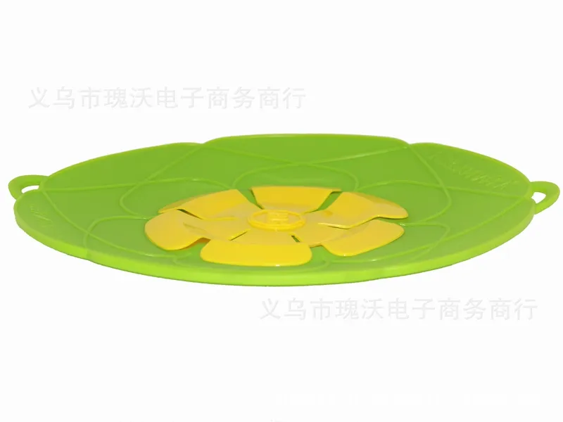 Silicone Cookware Pot Lid Cover For Pan Pot Flower Shape Spill Stopper Cooking Tools