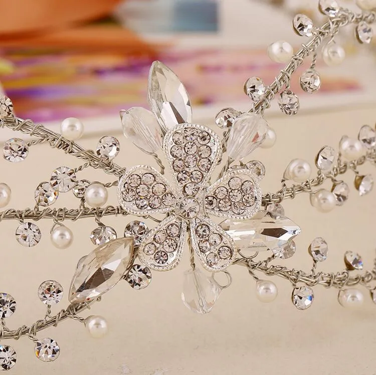 New Cheapest Crowns Hair Accessory Rhinestone Jewels Pretty Crown