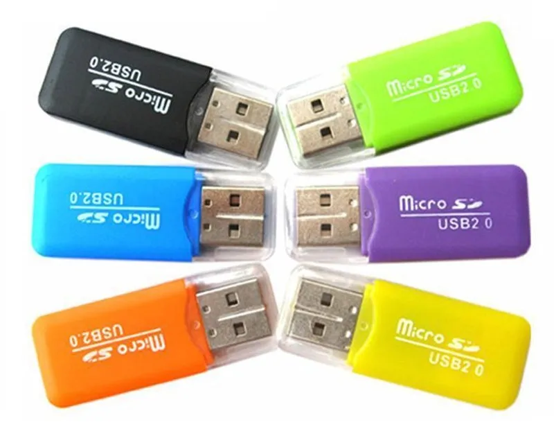 Стабильные считыватели карт Universal Premium TF T-Flash Micro Secure Digital Memory Card Nice Mini USB 2.0 Адаптер карты памяти Transfter Transflash