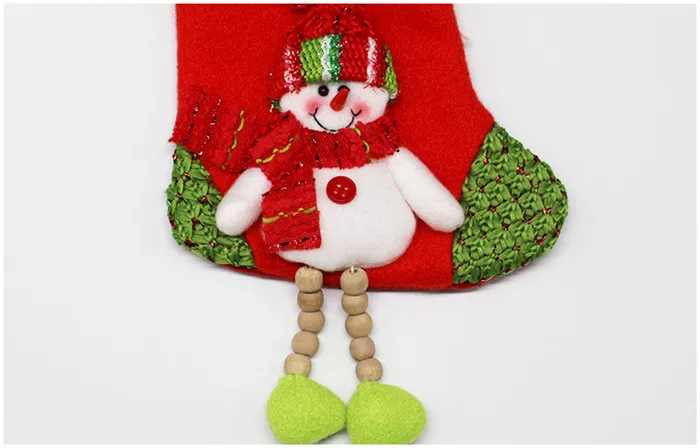 calza di Natale calzini regalo di Natale Borse calzini di caramelle di Natale ornamenti di Natale decorazioni natalizie in cartone animato calzini di Natale carini