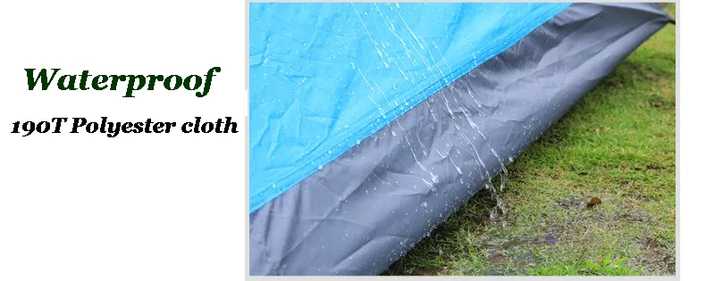 Hydraulisches automatisches Zelt im Freien Zelte Campingunterstände Wasserdichtes, sonniges Zelt Doppeldecker-Schutz für 3-4 Personen Schnelles automatisches Öffnen DHL