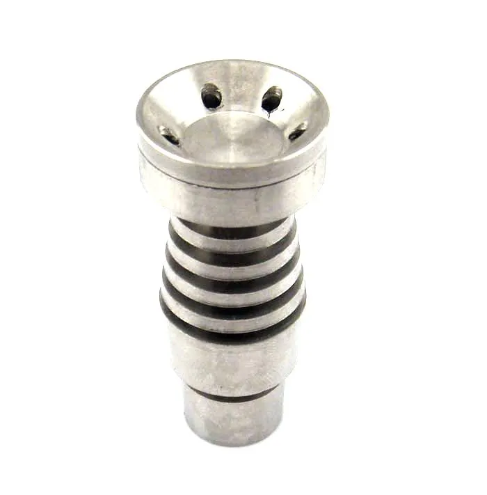 Two function Domeless Titanium Nail Ti Nail 14mm/18mm Male Grade 2 GR2 Titanium Nail fits 14mm 18mm Wax Dab