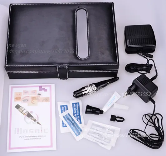 DELUXE MOSAIC Machine Kit Permanent Makeup Complete Rotary Tattoo Machine Gun Set Taiwan Original Biotuch8377370