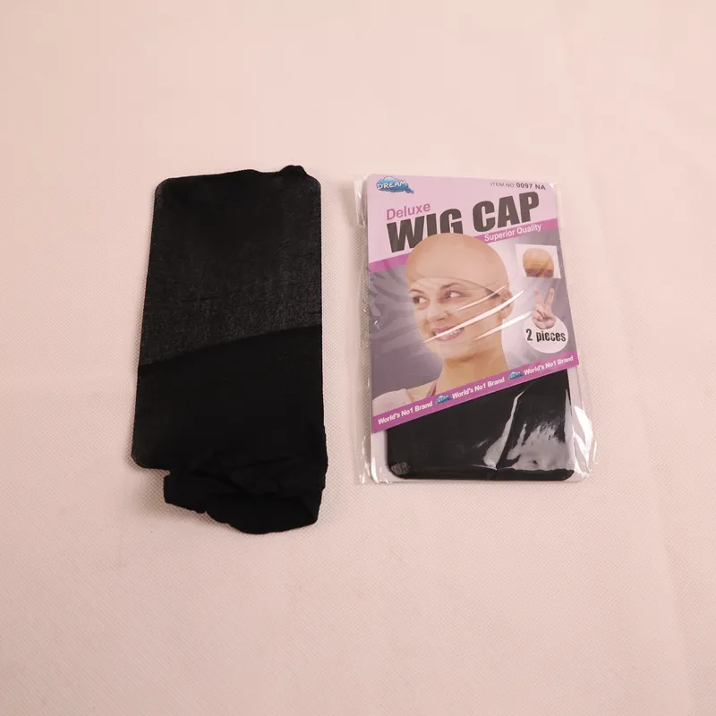 10 Pack / 20 adet / grup Deluxe Peruk Kap Sarışın Siyah Kahverengi Üç Renk Saçnetler Gerilebilir Elastik Polyester Saç Net Yapma Kapaklar Peruk Kullanıcı