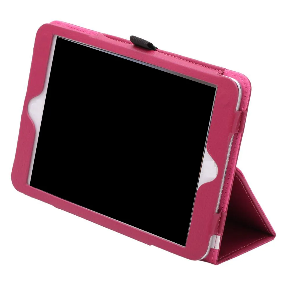 Nouvelle Arrivée Nouveau Pour ipad mini PU Étui De Protection En Cuir Smart Stand Couverture pour iPad Mini1 Pour ipad mini2 Pour iPad mini3 Navire Libre 10 Couleurs