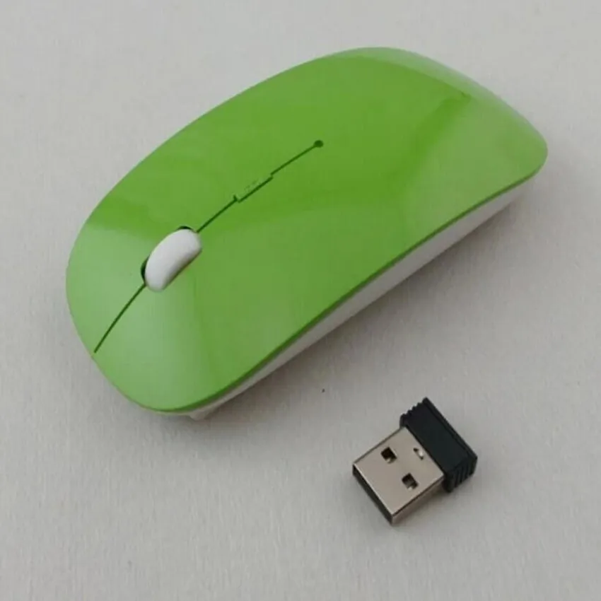 2.4gワイヤレスマウスの光学USBレシーバー1200dpi 3DのBluetoothマウスのためのラップトップPCコンピュータデスクトップユニバーサルホームオフィスで