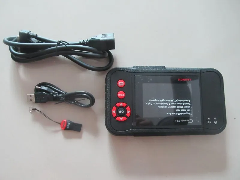 أداة تشخيص إطلاق X431 Creader VII + Code Reader لجميع السيارات الماسح الضوئي تحديث Internet LaunchX431