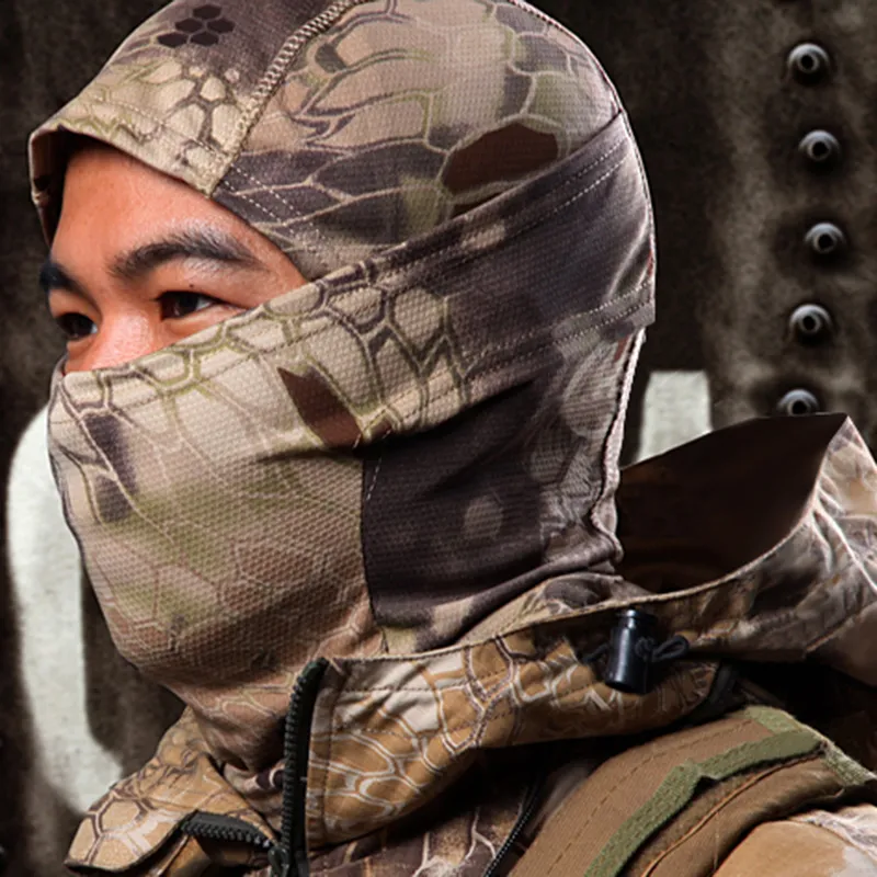 Kamuflaż Polowanie Kolarstwo Motocykl Outdoor Kominiarka Taktyczne maski na całą twarz