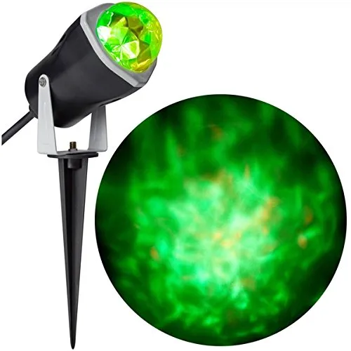 30x Gemmy Lightshow Toxic Green och Orange Fire och Ice LED Spot Light för Halloween Christmas Party Wedding!