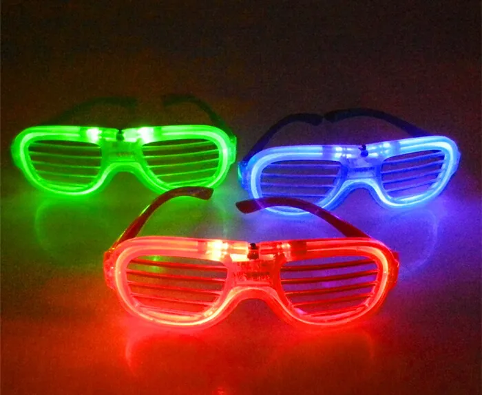 Fashion LED Light Glasses Flashing Shutters Shape Glasses LED Flash Glasses Sunglasses Dances Party Supplies Festival Decoration E1680305 From Esw_house, $0.9 | DHgate.Com
