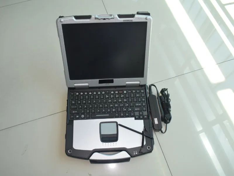 MB STAR SD Connect Compact 5 Teşhis Aracı HDD 320GB Dizüstü Bilgisayarla CF30 Toughbook 12V 24V tarayıcı için