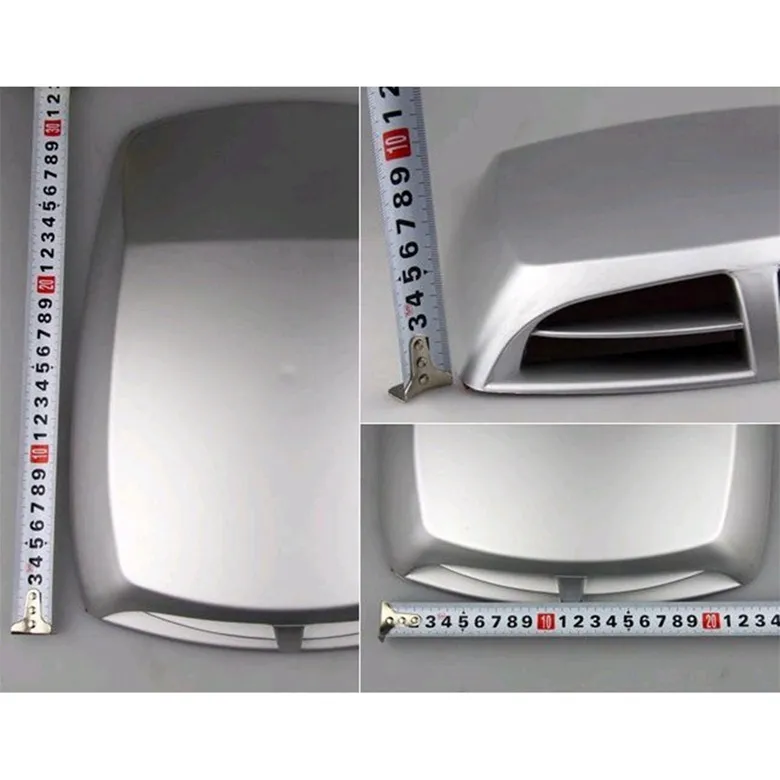 Carro Air Vent Simulação Universal Car Decoração do fluxo de ar de admissão colher Exterior Bonnet de ventilação da tampa capa
