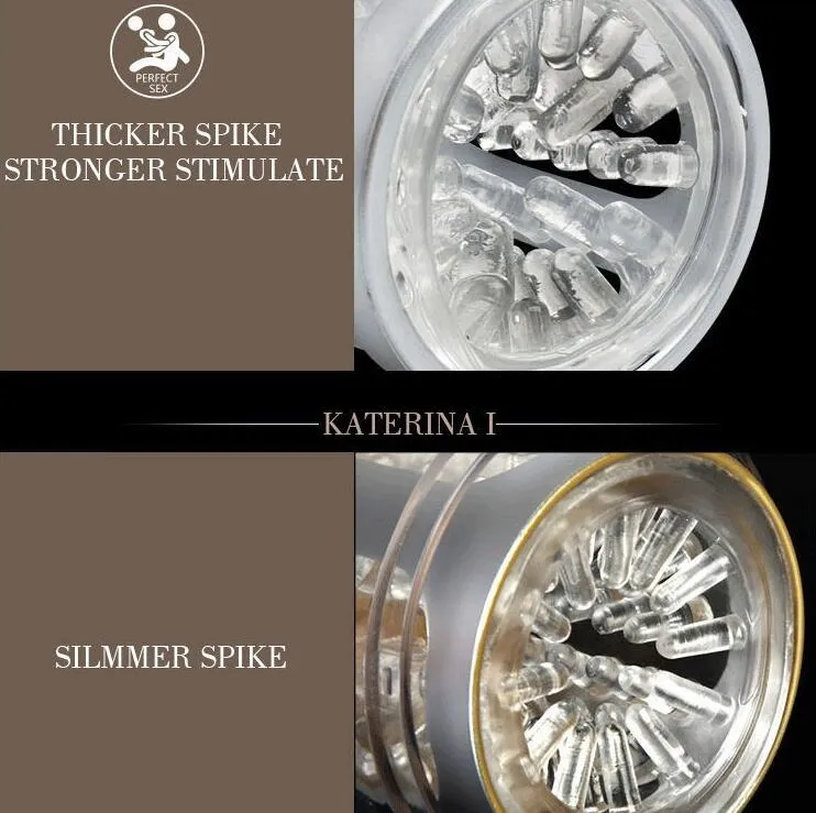KATERINA II Male Automatic Masturbation Machine Rotation Cup 10.43 in Gold  White Medical Silicone from Dhgate Sex Toys For Couples - price 95.43