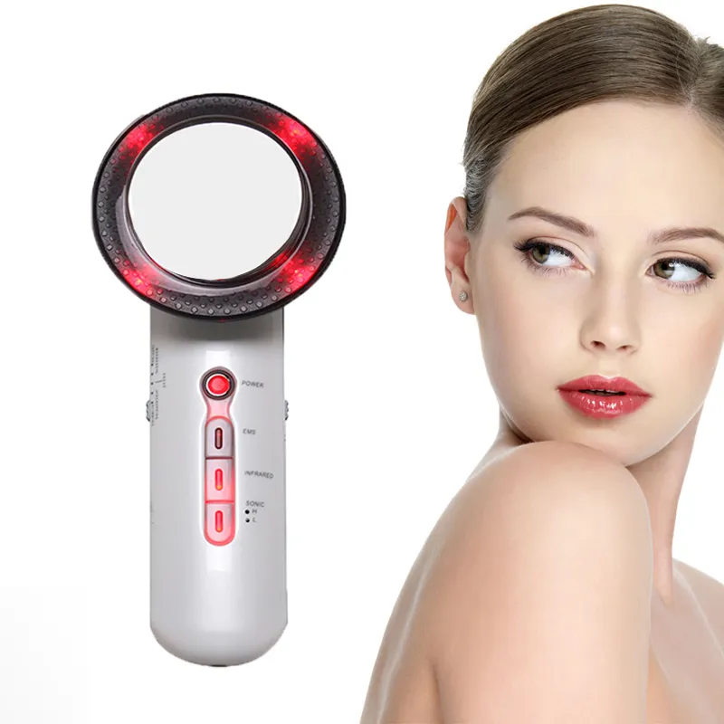 Ems Ultrassonom Cavitação Cavitação Cuidados com Slimming Massager Anti Celulite Radio Frequência LED Terapia Ultrasônica Máquina Beleza Corporal