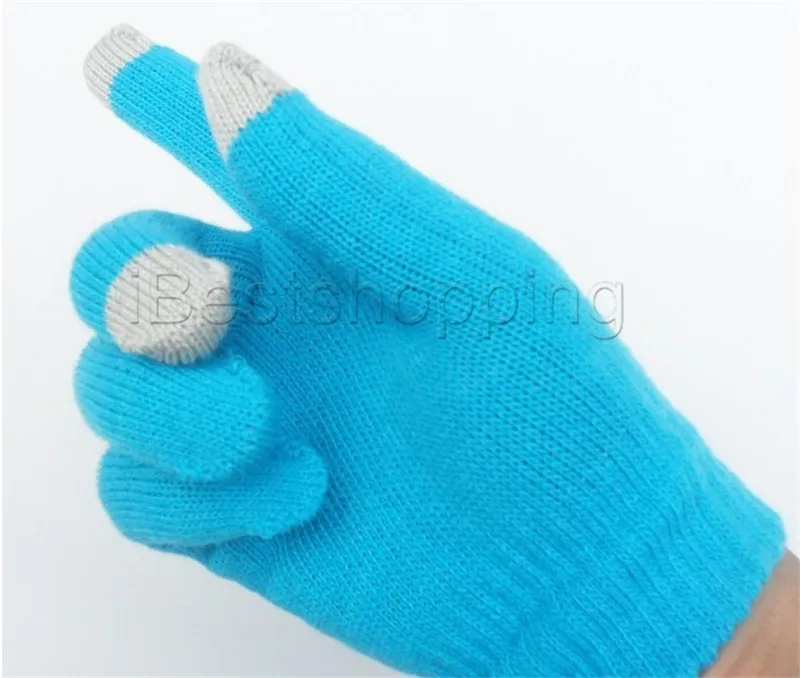 Chaud hiver doigt écran tactile gants multi-usages unisexe capacitif cadeau de noël pour iPhone iPad téléphone intelligent