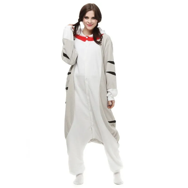 Unisex Fleece Cute Pajamas Onesies Hooded Companion Animal