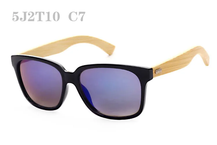 Sonnenbrillen für Männer Frauen Luxus natürliche Bambus Sonnenbrille hochwertige Sonnenbrille Damenmode Sunglases Retro Designer Sonnenbrille 5J2T10