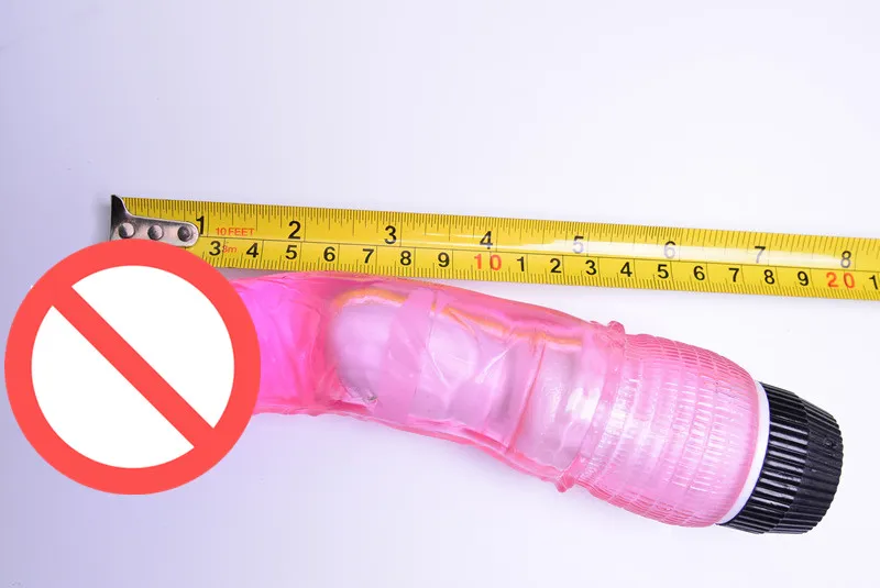 Mjuk gelékristall multispeed vattentät realistisk dildo vibrator penis kraftfull g vibrator för kvinnor sexprodukt