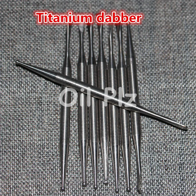 hand tools Stainless steel e cigarette dabber tool titanium dab nail for wax dry herb glass ago g5 vgo skillet atmos micro atomizer vaporizer pen