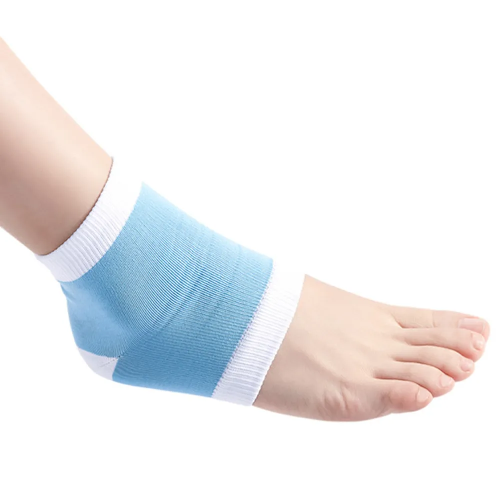 Gel heel strumpor torr hård hud beskyddare fotvård verktyg fuktig spa gel strumpor fötter vård knäckt fot