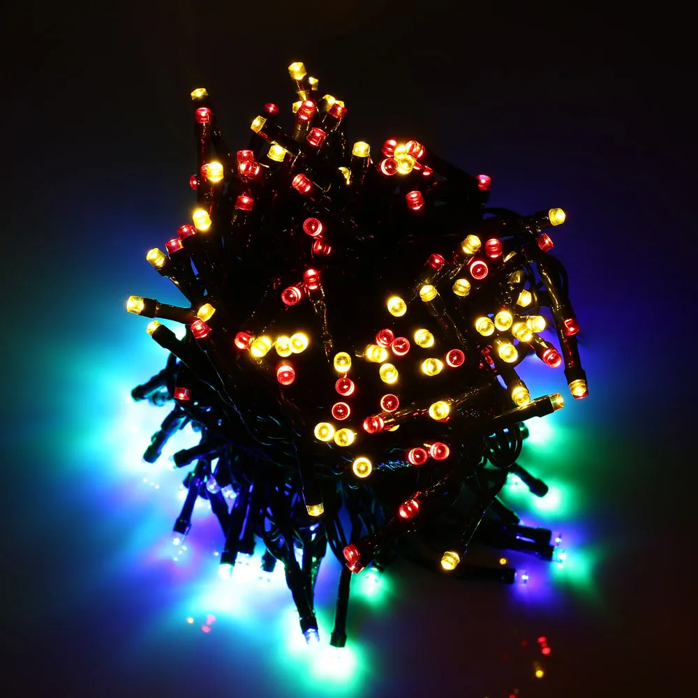 22M 200 LED Solar String Fairy Lichter Wasserdichte Solar Power 8 Modi 7M 12M Solar Lichter Für weihnachten Halloween Garten Dekoration