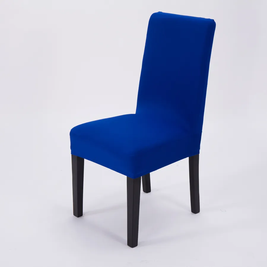 14 Färg Solid Stretch Bankett Chair Cover Slipcovers Matsal Bröllopsfest Pagant Hotell Kortstol täcker Juldekoration Sh-C02