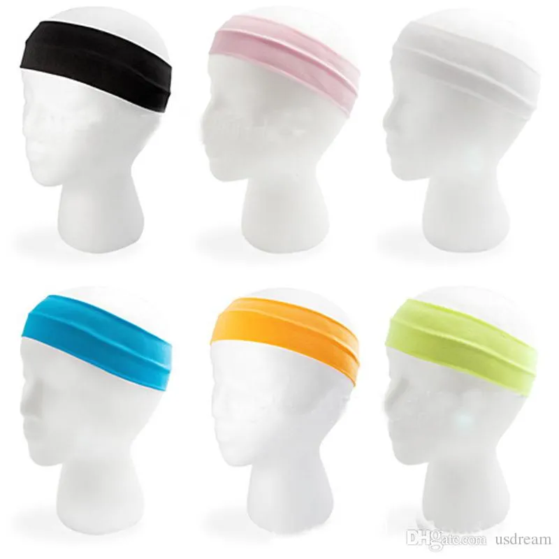 Fascia per capelli elasticizzata color caramello Fasce in cotone Fascia per yoga dimagrante per uomo donna per sport all'aria aperta