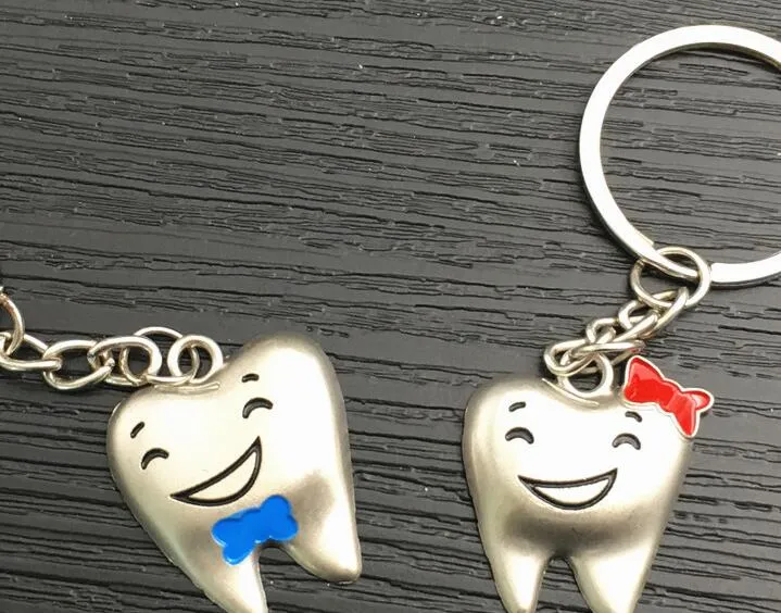 Fashion accessories Key Rings tooth teeth keychains for promotion gift from China