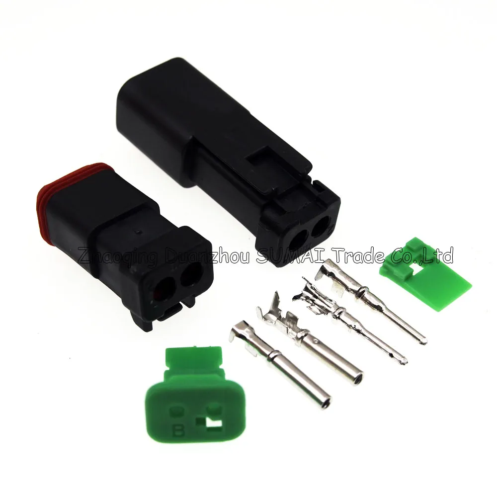 Deutsch DT06-2S-CE05 and DT04-2P-CE03 2Pin Engine/Gearbox waterproof electrical connector for BMW,Audi,VW car,etc.