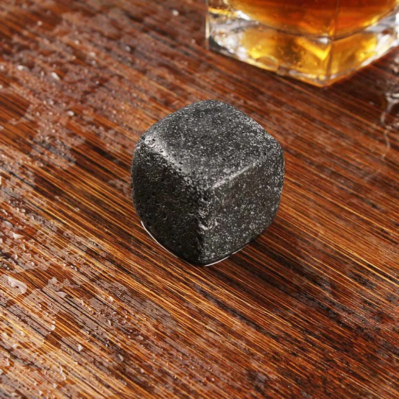 100% Natural Whiskey Stones Sipping Ice Cube Whisky Stone Whisky Rock Cooler Wedding Gift Favor Christmas Bar ZA0942