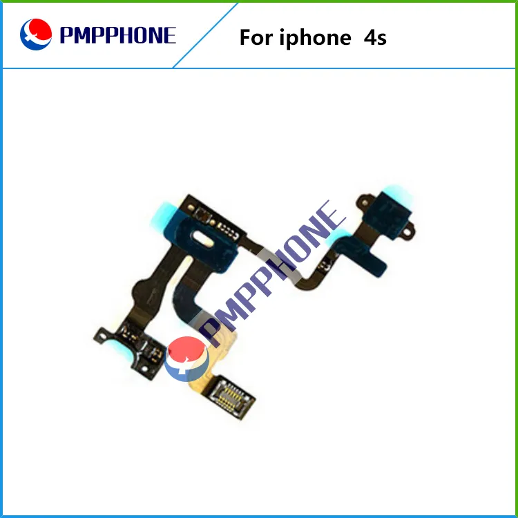 good Quality Proximity Light Sensor Power Flex Ribbon Cable For Apple iphone 4s Repair Parts & Free Shipping