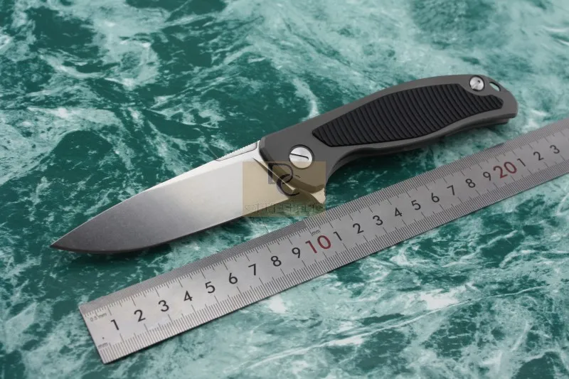 Yaban Domuzu Shirogorov F95 serisi Rus katlanır bıçak rulman yıkama sistemi D2 stonewash blade TC4 Titanyum alaşımlı kolu