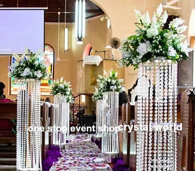 安く結婚式のcenterpiecenteserpieces卸売の燭台の中心部テーブルトップのシャンデリアセンターピース
