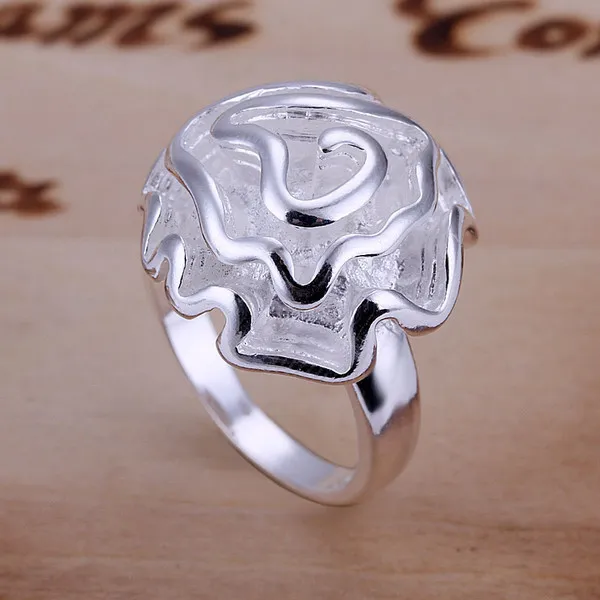 10 pièces de style différent en argent sterling plaqué anneaux DMMSR2, vente en gros de mode 925 bague en argent plaque vente directe d'usine