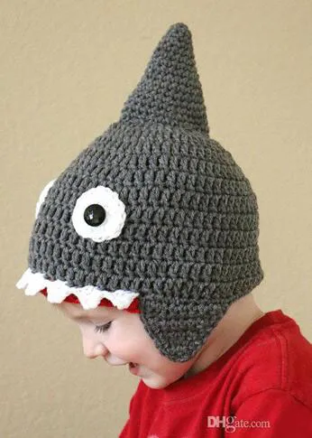 Baby shark crochet hat cheap