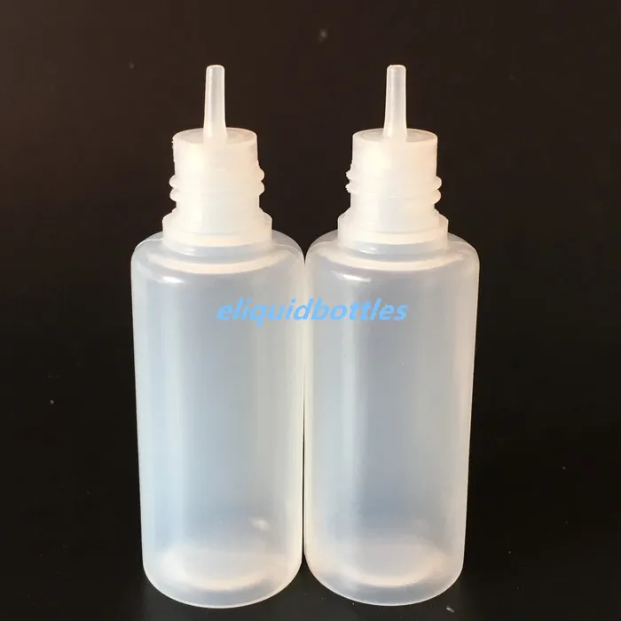 2018 Gratis DHL 2000PCS Soft Style Pe Needle Bottle 20ml Plast Dropper Flaskor Barnsäker keps LDPE E Vätska Tom flaska 20 ml